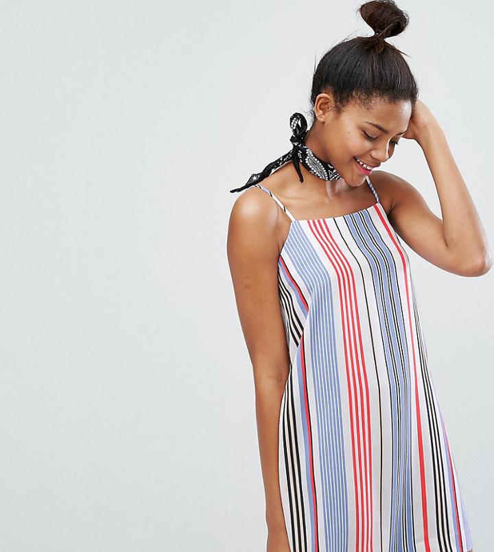 Monki Multi Stripe Cami Dress