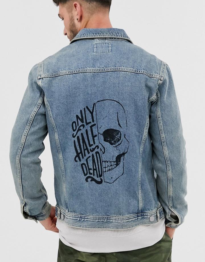 Jack & Jones Originals Denim Jacket In Blue