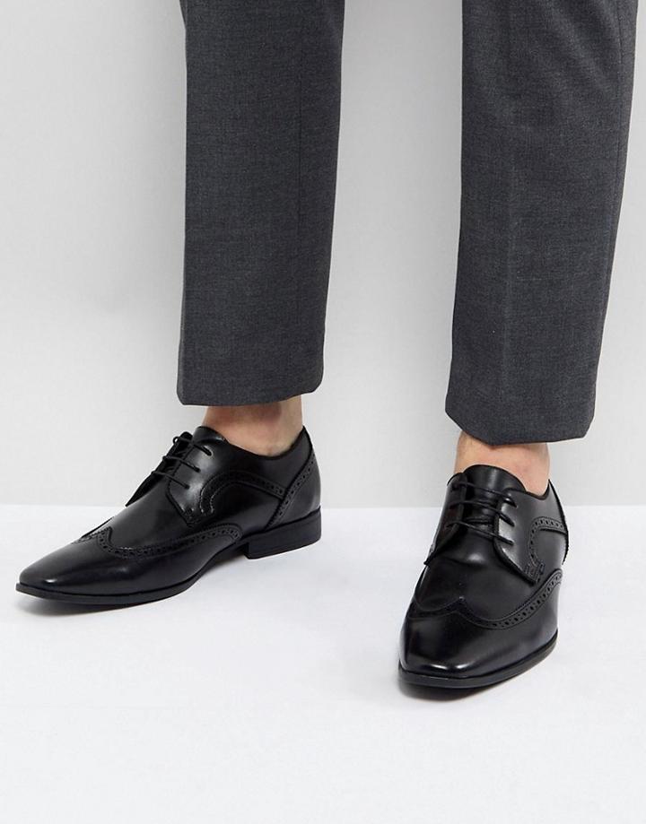 River Island Brogues In Black