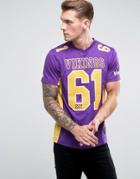 Majestic Nfl Minnesota Vikings Mesh T-shirt - Purple
