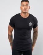 Gym King Logo T-shirt In Muscle Fit - Black