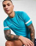 Nike Football Dri-fit Academy 21 T-shirt In Blue-blues