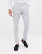 Asos Design Wedding Skinny Suit Pants In Ice Gray - Gray