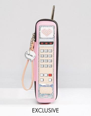 Lydc Exclusive You Use To Call Clutch Bag - Pink