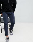 Emporio Armani J06 Slim Fit Stretch Gabardine 5 Pocket Jean In Navy - Navy