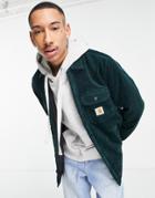 Carhartt Wip Whitsome Corduroy Overshirt In Green