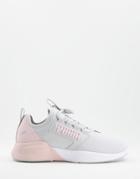 Puma Training Retaliate Sneakers In Gray And Pink