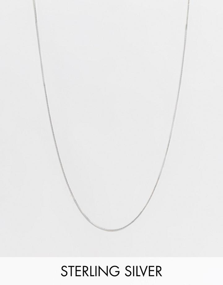 Bloom And Bay Sterling Silver 42 Cm Chain Necklace