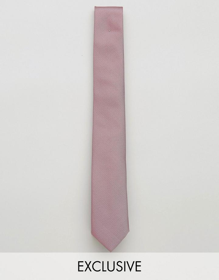 Noose & Monkey Poly Blade Tie - Pink