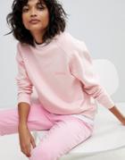2nd Day Shine Logo Sweatshirt - Pink