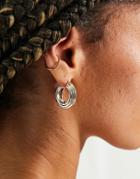 & Other Stories Chunky Hoop Earrings In Gold