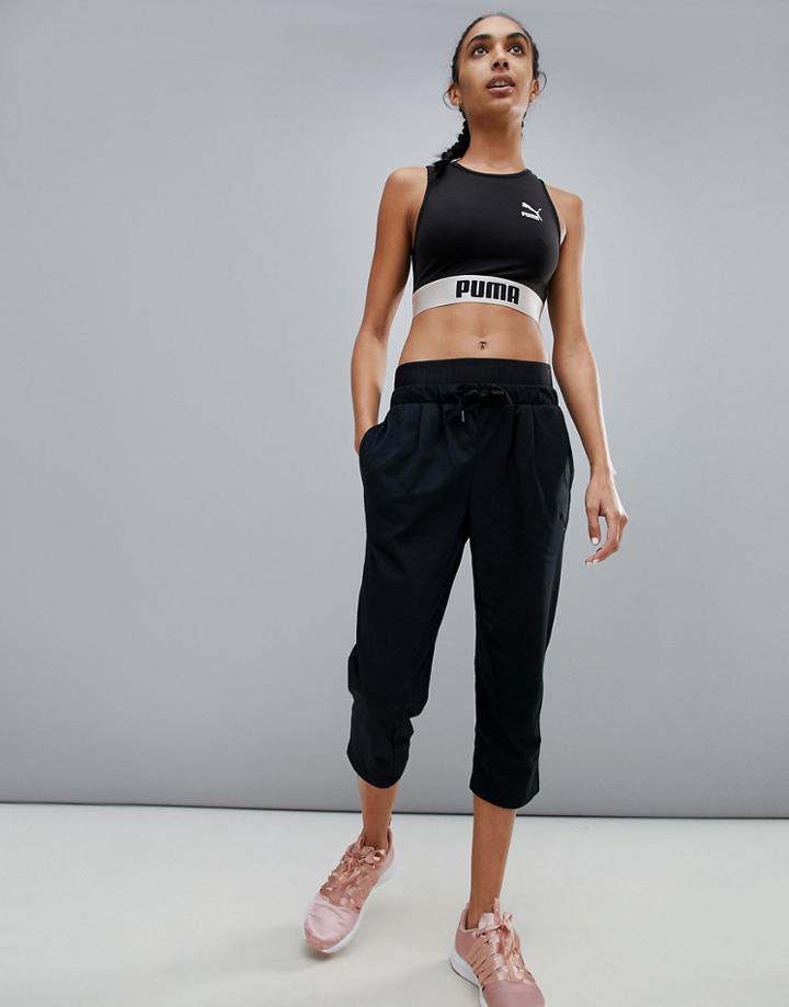Puma Active Essential 3/4 Banded Pants - Black