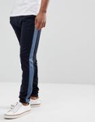 Farah Weatherall Tricot Joggers In Navy - Navy