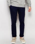 Selected Homme Chinos In Regular Fit - Navy Blazer