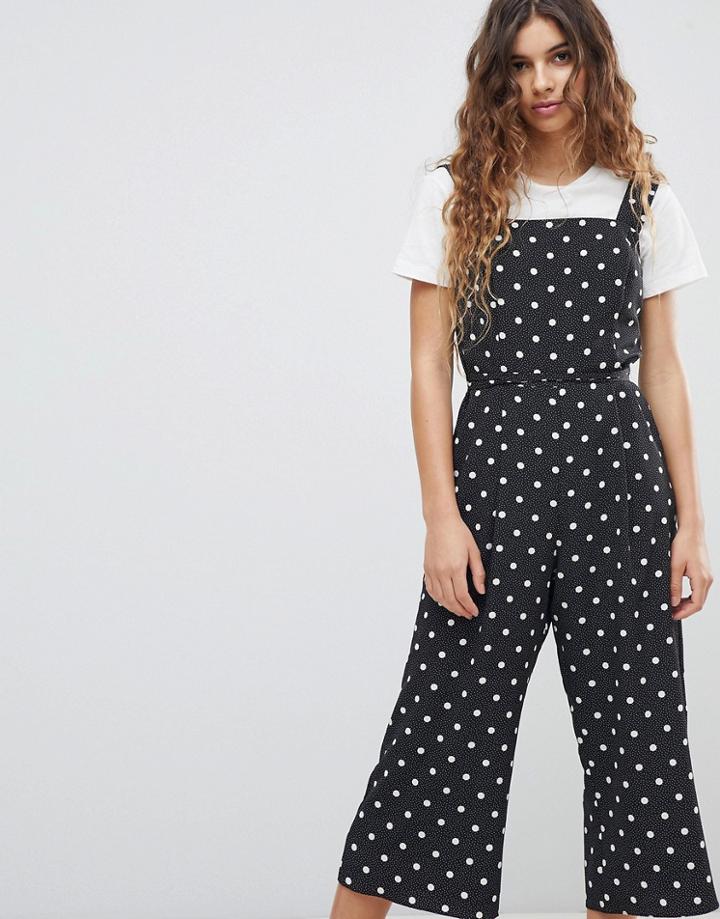 Miss Selfridge Polka Dot Jumpsuit - Multi