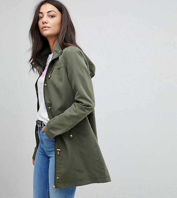 Vero Moda Tall Light Weight Parka Jacket - Green