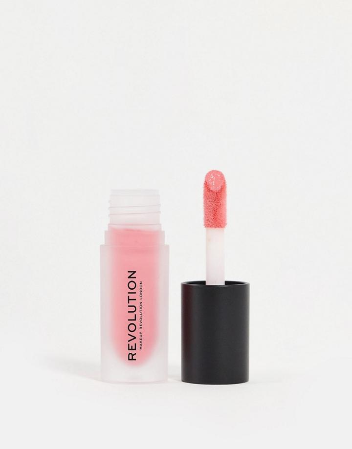 Revolution Matte Bomb Lipstick - Coral Cheer-orange