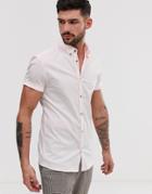 River Island Muscle Fit Shirt In Pink