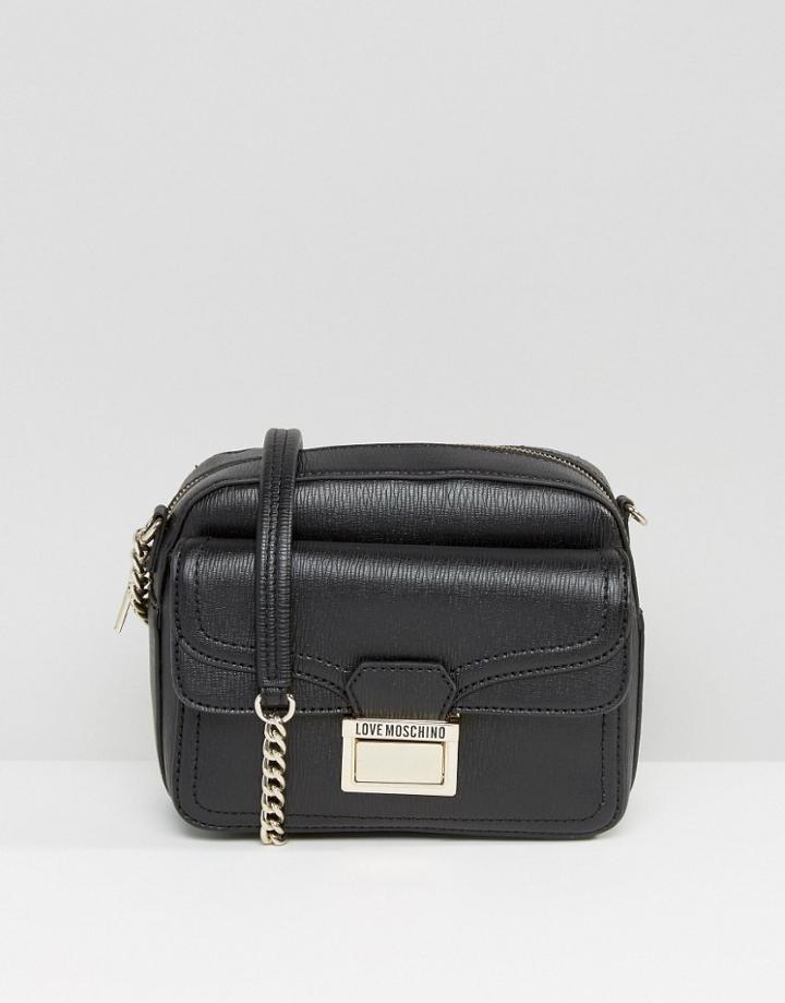 Love Moshino Mini Cross Body Bag - Nero
