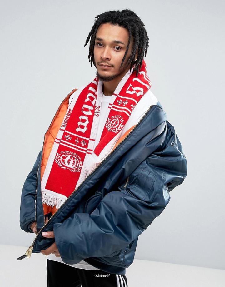 Wasted Paris Scarf In Red - Red