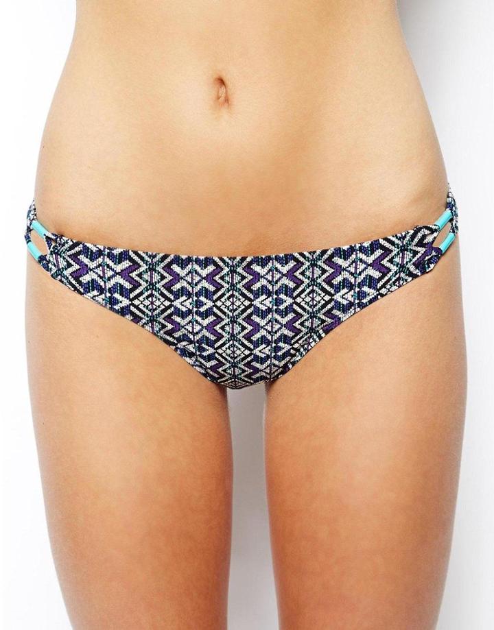 Oysho Geo Print Bikini Bottom