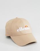 Ellesse Baseball Cap With Embroidered Logo - Stone