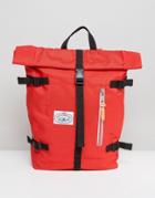 Poler Classic Rolltop Backpack In Red - Red