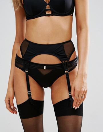 Bluebella Laura Suspender Belt - Black