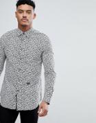 Diesel S-duny All Over Print Shirt Black - Black