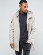 Bellfield Hooded Trench Jacket - Navy