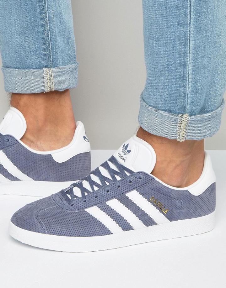 Adidas Originals Gazelle Sneakers In Purple Bb5492 - Purple