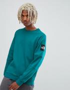 The North Face Fine 2 Crew Neck Sweat In Everglade Green - Green