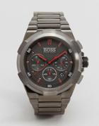 Hugo Boss Stainless Steel Bracelet Watch In Black - Black