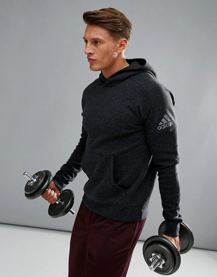 Adidas Athletics Stadium Hoodie In Black Bs2238 - Black