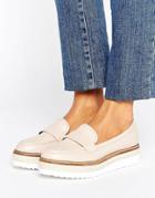 Kg Geena Nude Flatform Loafers - Beige