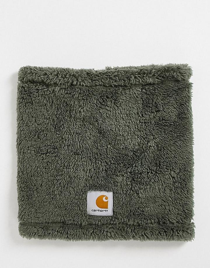 Carhartt Wip Jackston Neck Warmer In Green