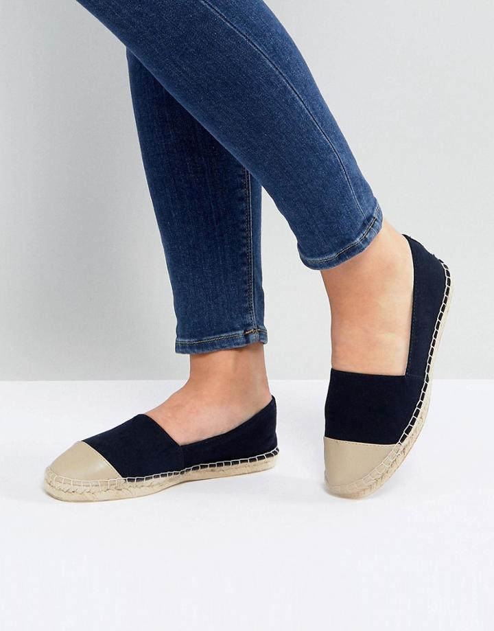 Asos Design Jaslynn Espadrilles - Navy