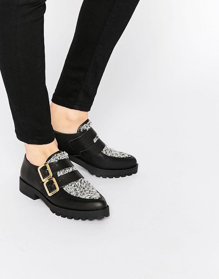 Miista Bhu Buckle Strap Flat Shoes