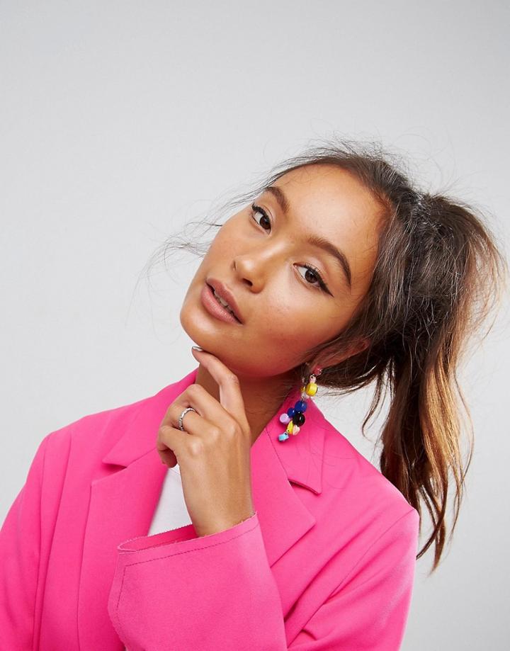 Asos Gem Pop Puzzle Earrings - Multi