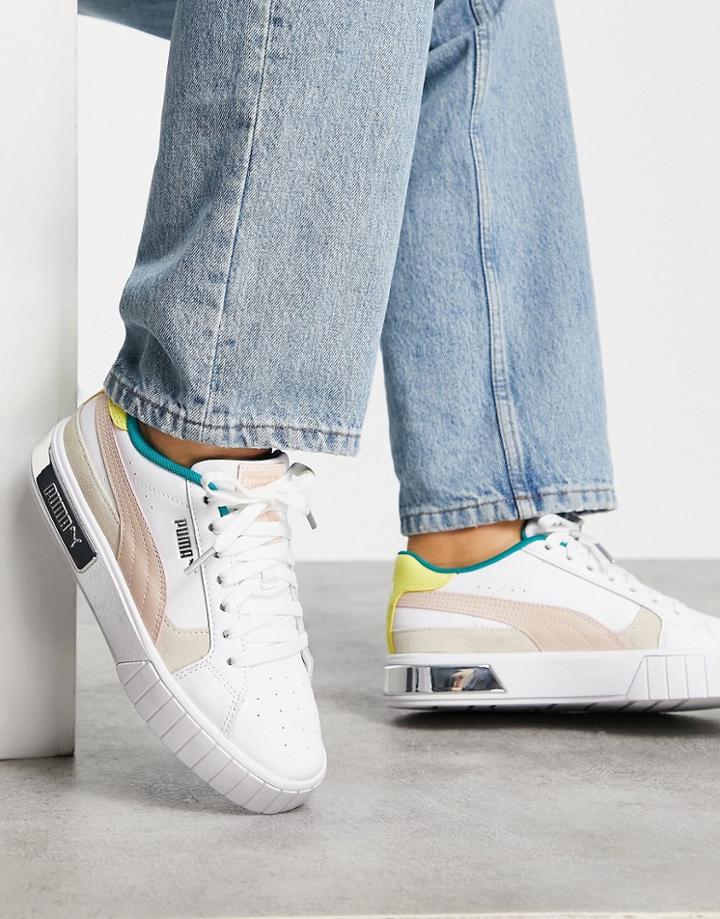Puma Cali Star Sneakers In Pink And Beige