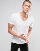 Allsaints T-shirt With Scoop Neck - White