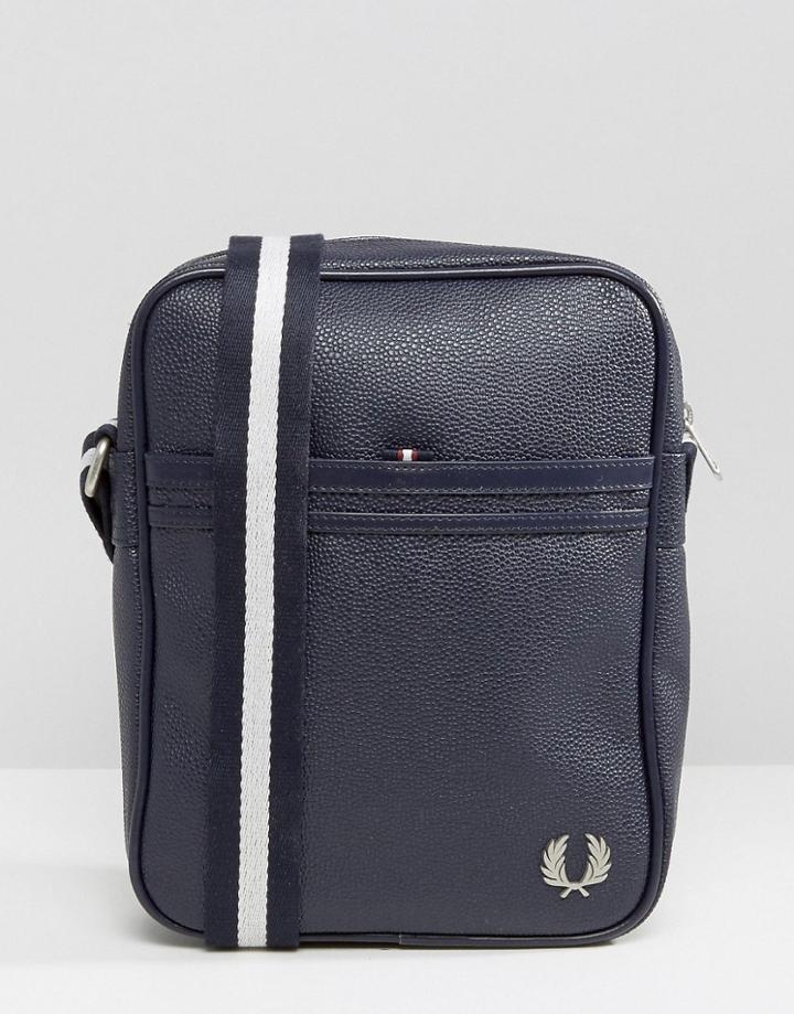 Fred Perry Scotch Grain Flight Bag In Navy - Navy