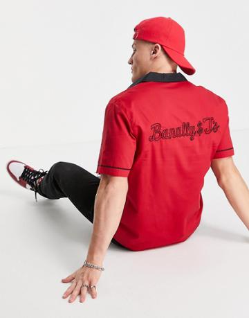 Farah Menard Short Sleeve Shirt-red