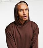 Vai21 Ribbed Hoodie In Pruce-purple
