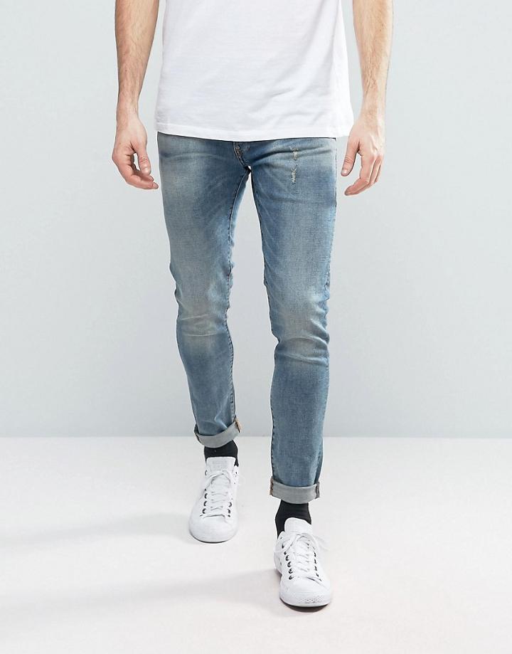 G-star Revend Super Slim Jean Gray Medium Aged Wash - Gray