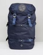 Stighlorgan Conn 210d Backpack With Leather Trim - Navy