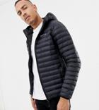 Nicce Puffer Jacket In Black With Hood Exclusive To Asos