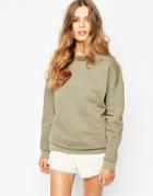 Vanessa Bruno Athe Dagan Sweat With Ruffle Neck - Leirre