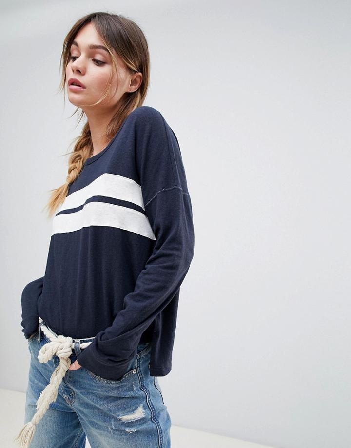 Abercrombie & Fitch Long Sleeve Cozy Fit Top - Multi