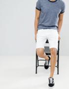New Look Shorts With Pocket Detail In White - White